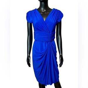 Jones New York Royal Blue Midi Dress